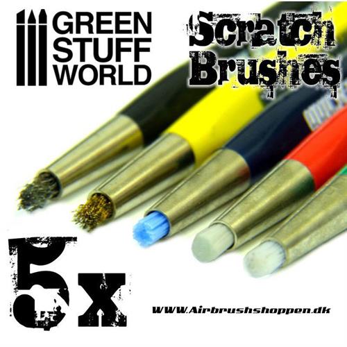 Scratch Brush Pen set 5 forskellige